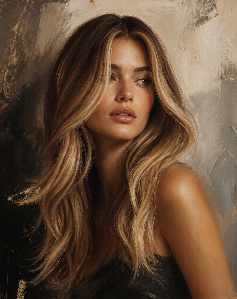 Balayage hair colour result at a premium salon in Bengaluru
